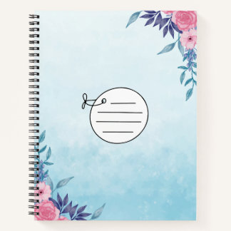 Simple Blue Notebook