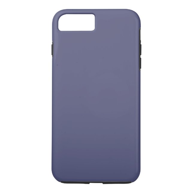 Simple Blue Ombre Plain Personalized Case-Mate iPhone Case (Back)