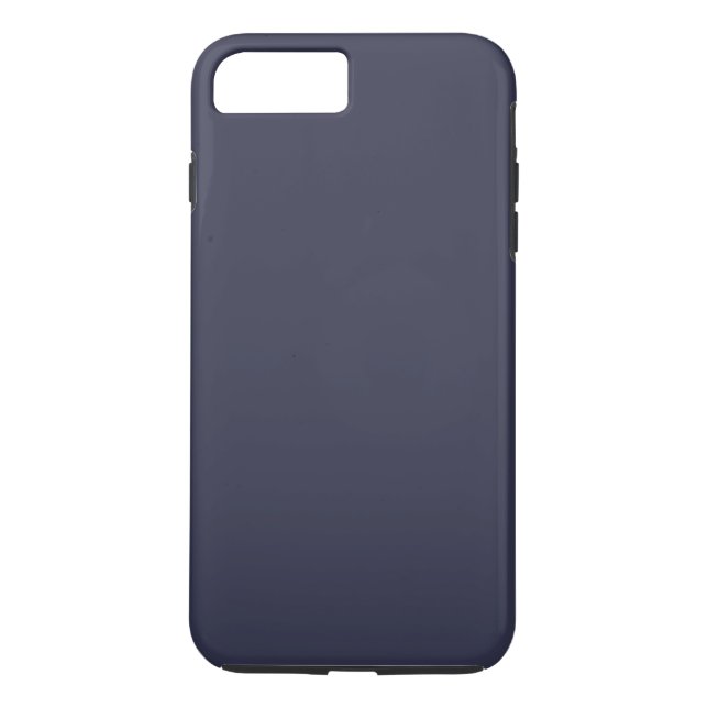 Simple Blue Ombre Plain Personalized Case-Mate iPhone Case (Back)