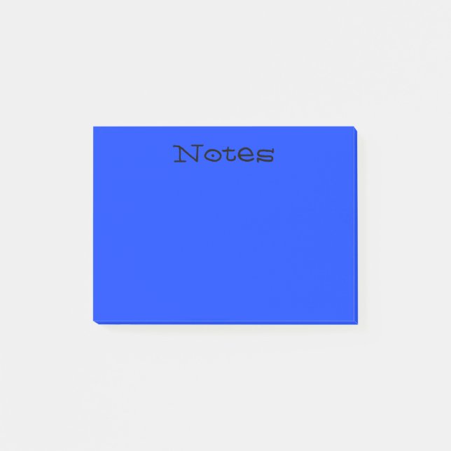 Simple Blue Post-it Notes (Front)
