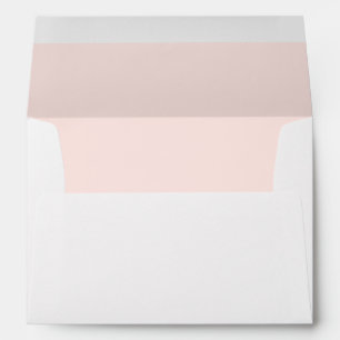 Simple Blush Pink Return Address  Envelope
