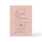 Simple Blush Pink Solid Colour Bridal Shower