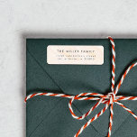 Simple Blush Pink Watercolor Family Return Address<br><div class="desc">Simplify your holiday mailing with our Blush Pink Watercolor Return Address Labels. These minimalist labels feature modern sans-serif typography and your family name,  adding a touch of elegance to every envelope.</div>
