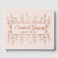 Simple Boho Floral Terracotta Wedding