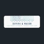 SIMPLE BOHO RETURN ADDRESS modern pattern blue<br><div class="desc">Setup as a template it is easy to customize with your own text - make it yours! - - - - - - - - - - - - - - - - - - - - - - - - - - - - - - - - - -...</div>