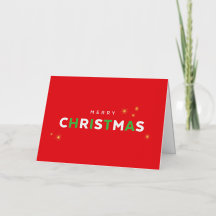 Simple Bold Foil Christmas Card
