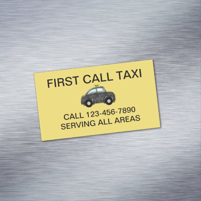 Simple Bold Tax Service Business Card Magnets (In Situ)