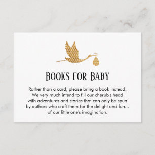 Simple Book Request w/ Preppy Stork Insert Cards