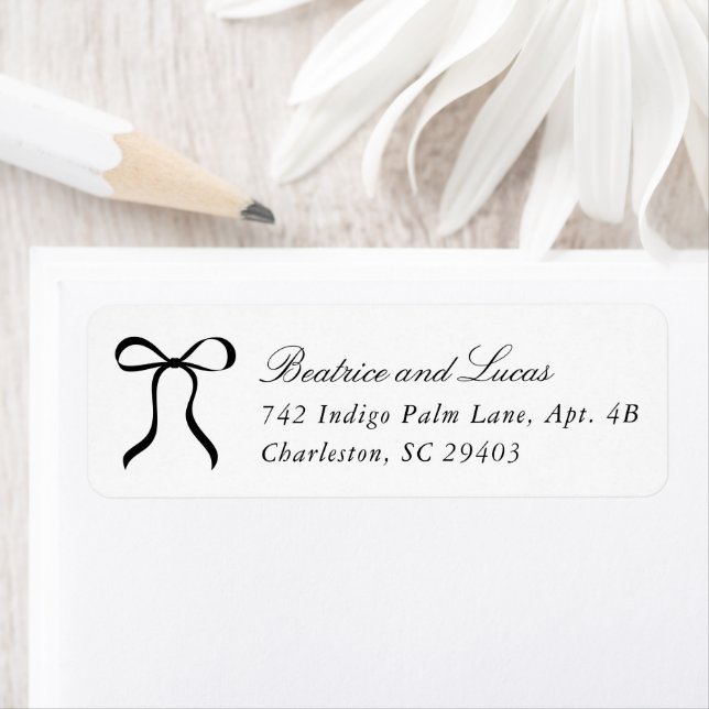 Simple Bow Mariage Classique (En situation)