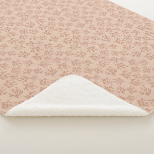 Simple Branches Fall Colour Palette   Cheek Peach Sherpa Blanket