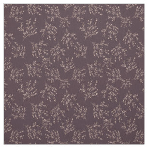 Simple Branches Fall Colour Palette   Plum Wine Fabric