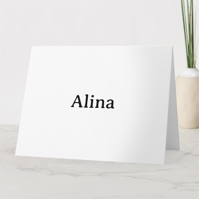Simple Brand Big 8.5" x 11" Folded Greeting Card (Front)
