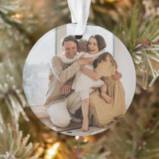 Simple Brand Promotion Acrylic Circle Ornament