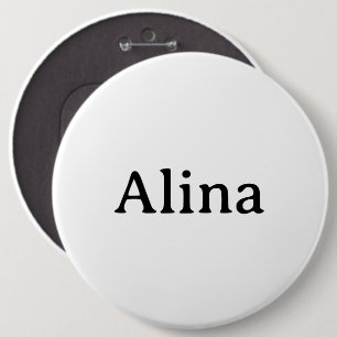 Simple Brand Promotion Colossal 6" Round 6 Inch Round Button