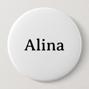 Simple Brand Promotion Huge 4" Round 4 Inch Round Button