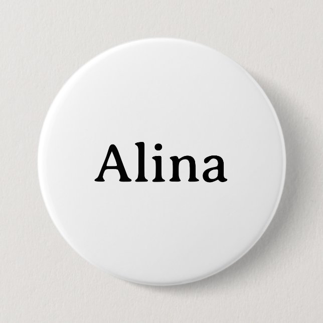 Simple Brand Promotion Large 3" Round 3 Inch Round Button (Front)