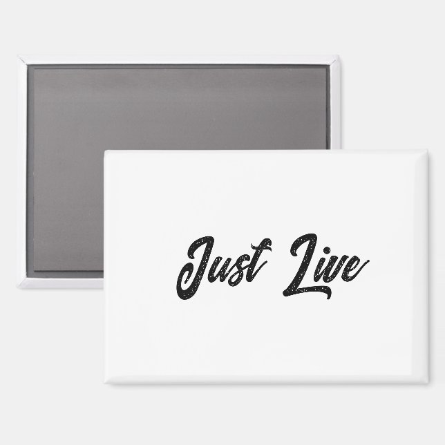 Simple Brand Promotion Rectangle 3.5" x 2.5" Magnet (Front/Back)
