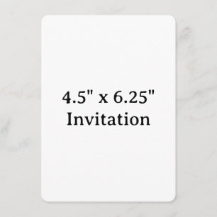 Simple Brand Promotion Rounded 4.5" x 6.25"  Invitation