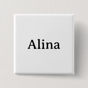 Simple Brand Promotion Square 2 Inch Button