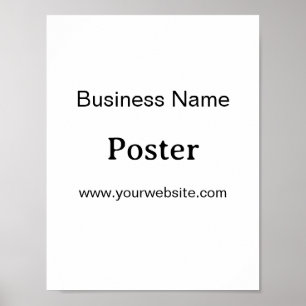 Simple Brand Promotion Standard Semi-Gloss 8.5"x11 Poster