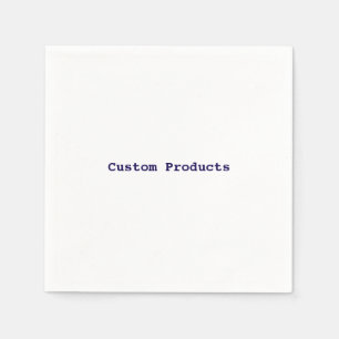 Simple Brand Promotion Wedding Cocktail Paper Napkin