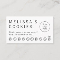 Simple Brand Ready Bakery Flat Loyalty Card
