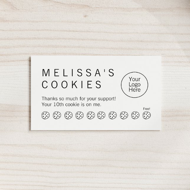 Simple Brand Ready Bakery Flat Loyalty Card (Creator Uploaded)