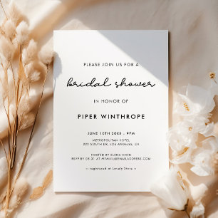 Simple Bridal shower Invitation