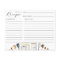 Simple Bridal Shower Recipe card