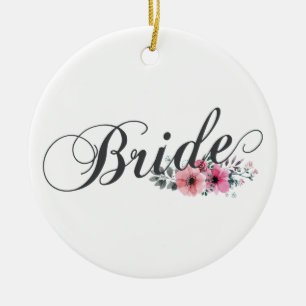 Simple Bride Calligraphie Florale   Ornement