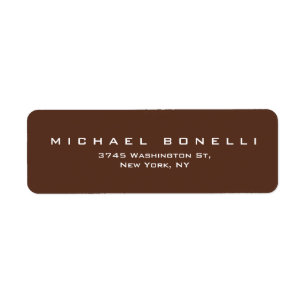 Simple Brown minimaliste moderne