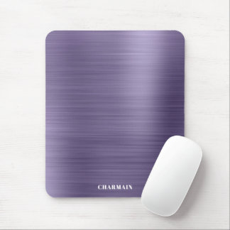 Simple Brush Metal Midnight Mouse Pad
