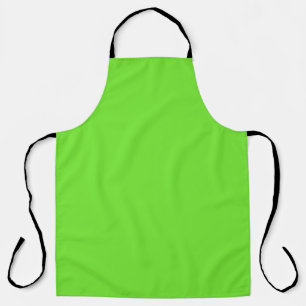 Simple Budget Solid Colour Neon Green Fluorescent Apron