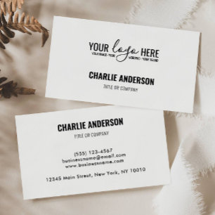 Simple Business Branding Company Logo Thank You Card