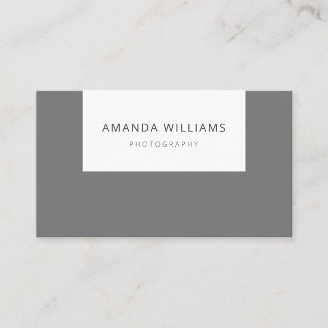 Simple Business Card (Front)