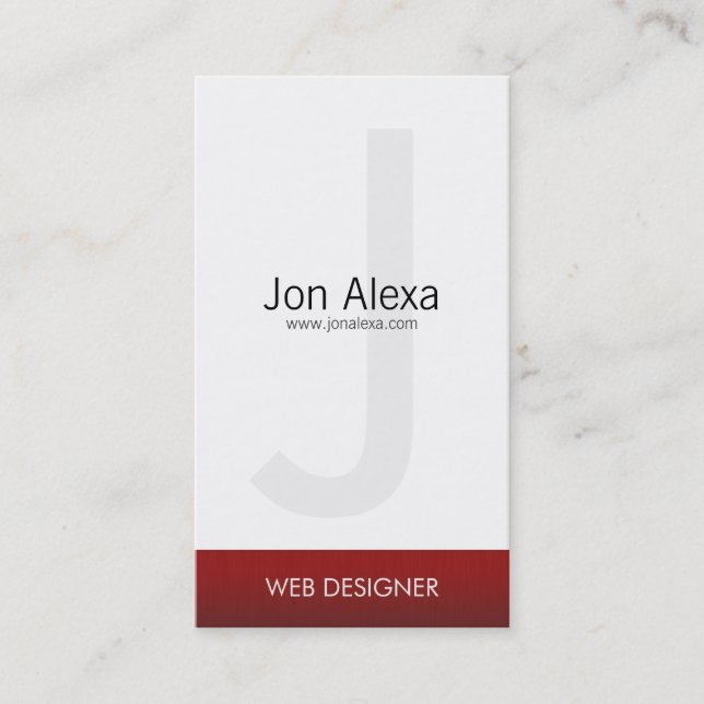 Simple Business Card (Front)