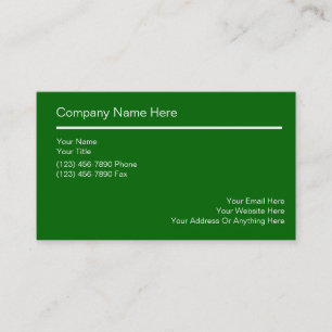 Simple Business Cards