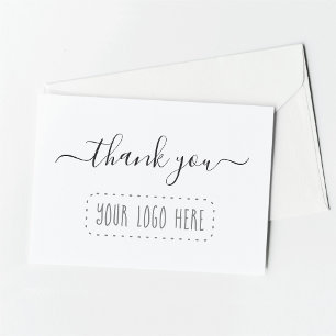 Simple Business Carte de remerciements - Ajouter u