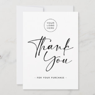 Simple Business Carte de remerciements - Ajouter u