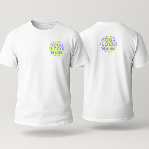 Simple Business Corporate Logo Front and Back T-Shirt