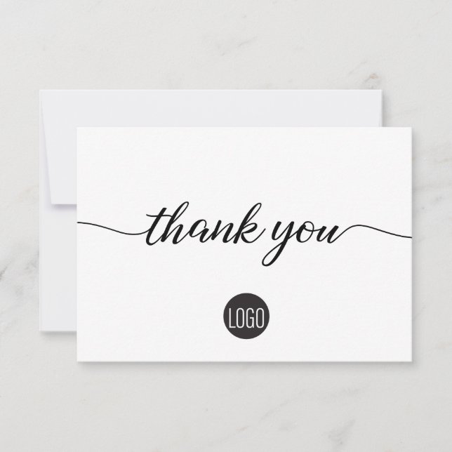 Simple Business Customer Appreciation Thank you Card (Front)