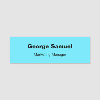 Simple Business Employee Classic Name Tag