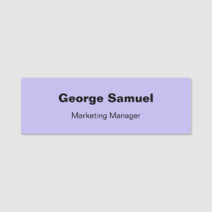 Simple Business Employee Classic Name Tag