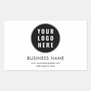 Simple Business Logo and Website Promotional Sticker
