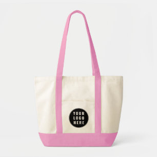 Simple Business Logo Branded Custom Tote Bag
