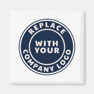 Simple Business Logo Corporate Employees Custom Magnet