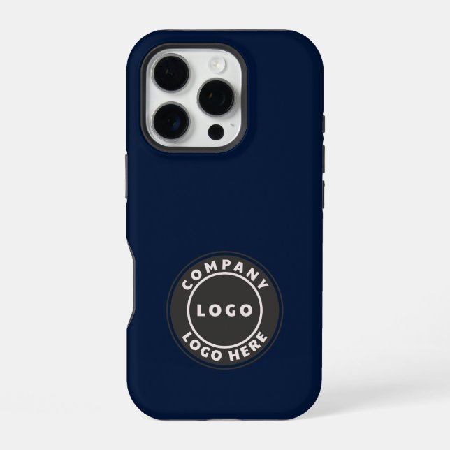 Simple Business Logo Corporate Employees iPhone Case (Back)