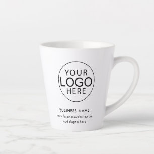 Simple Business Logo Corporate Promotional Swag Latte Mug