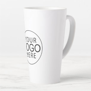 Simple Business Logo Custom Corporate Events Latte Mug