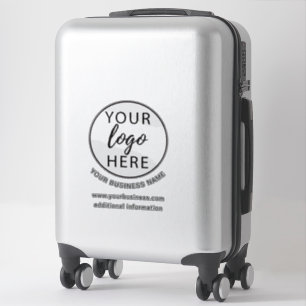 Simple business logo custom sticker